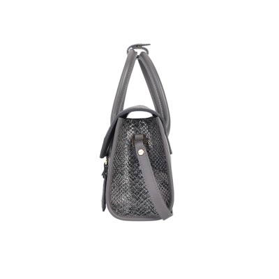 Bucket bag, chain, diamond grid bag, leather one shoulder crossbody bag